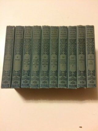 1st Edition Antique 1909 10 Volume Set " The Best Of The World 