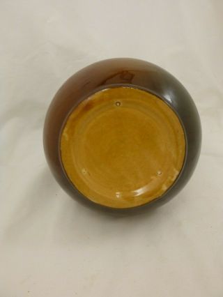Antique Arts Crafts Owens Pottery Standard Glaze Vase Twisted Form Handled 6