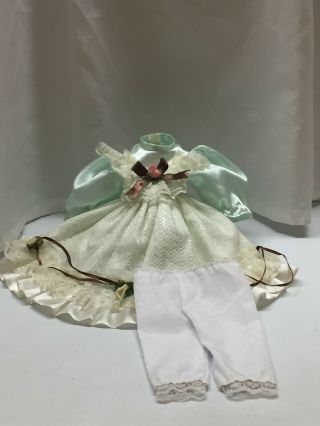 Antique Style 2 Pc Victorian French Style Doll Dress Fashion