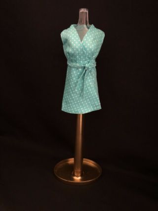 Vintage Barbie Fashion Bouquet 1511 Blue Polka Dot Dress Sears Exc Mod 