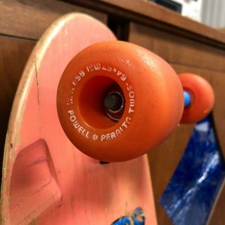 Vintage Powell Peralta PINK Caballero Dragon Skateboard w/ Bones,  NOS Trackers 3