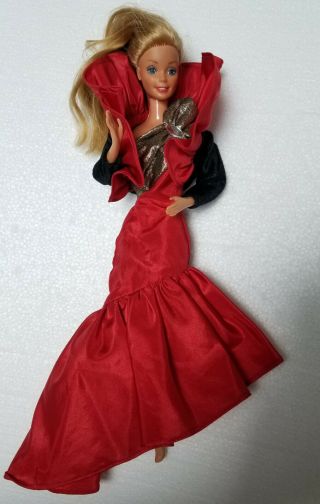 Barbie Oscar De La Renta - Red Dress Outfit Only With Red Shoes -