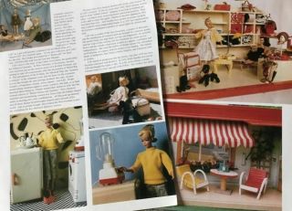 6p History Article,  Pics 1959 First Barbie Bild Lilli Doll & Her Designer 2