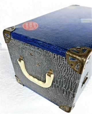 Vintage DOLL TRAVEL case OLD trunk travel label images,  CLOTHES hat 15 - 18 