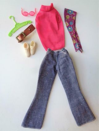 1972 Barbie Doll Good Sports Outfit 3351 Vintage Mod Best Buy Sears Clothes