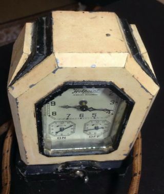 Art Deco Hotpoint Automatic Range Timer Tm7 Lux Clock Com.  Usa Cordplug