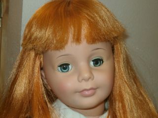 1959 IDEAL Patti Playpal Carrot Top Orange Hair for T.  L.  C.  eye rep 6
