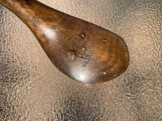 Antique Wood Hickory Shafted Golf Club - The Victor - Splice Head Wood - 1898 -