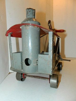 Antique 1920s Keystone Ride - Em Steam Shovel Pressed Steel 6