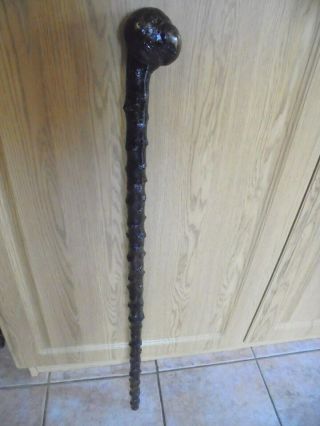 Irish Blackthorn Walking Stick/shillelagh/cane.  A Stunning Walker