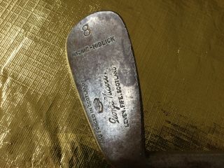 Antique Vintage Hickory Shaft Rare Left Handed George Nicoll Scotland