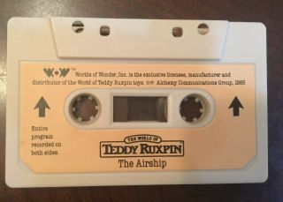 Vintage 1985,  Teddy Ruxpin Cassette Tape The Airship