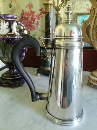 Stieff Sterling Silver Colonial Williamsburg Coffee/Chocalate pot.  Heavy 1089 gr 3