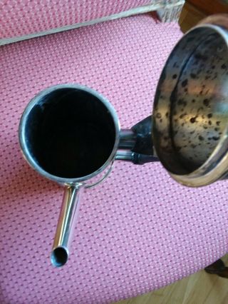 Stieff Sterling Silver Colonial Williamsburg Coffee/Chocalate pot.  Heavy 1089 gr 6