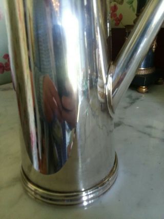 Stieff Sterling Silver Colonial Williamsburg Coffee/Chocalate pot.  Heavy 1089 gr 9
