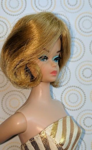 Vintage Barbie American Girl Honey Blonde Fashion Queen Wig Rare/htf