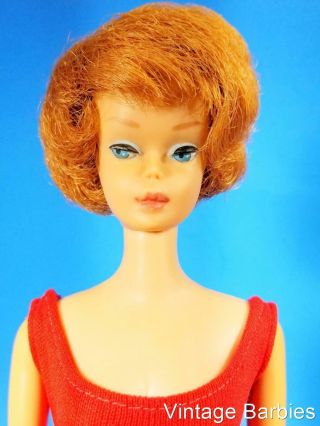Titian Bubble Cut Barbie Doll 850 W/oss - Vintage 1960 