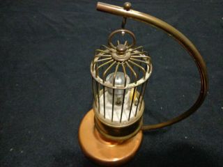 Antique J.  Kaiser G.  M.  B.  H.  Mechanical Bird Cage Alarm Clock