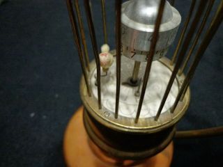 Antique J.  Kaiser G.  M.  B.  H.  Mechanical Bird Cage Alarm Clock 4