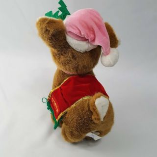 Santa ' s Reindeer Plush Vixen Toy Connection Stuffed Vintage Christmas Deer Pink 5
