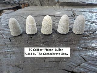 Rare Vintage Antique Civil War Relic 50 Caliber Confederate Sharpshooters Bullet