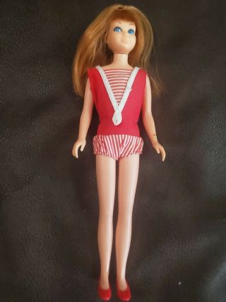 Vintage 1964 Mattel Barbies Sister Red Haired Skipper Doll