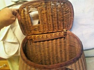 Vintage Fishing Basket,  Creel 2