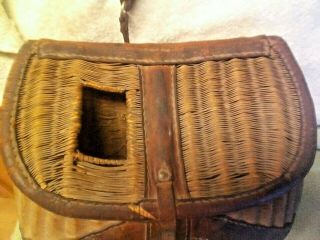Vintage Fishing Basket,  Creel 4