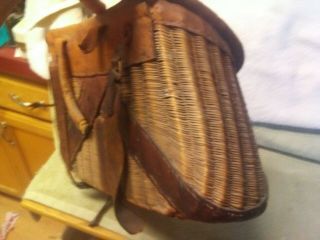 Vintage Fishing Basket,  Creel 6