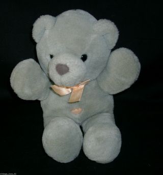11 " Vintage R Dakin 1988 Gray Teddy Bear Stuffed Animal Plush Soft Classics Rare