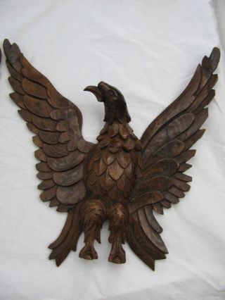 Antique Hand Carved Eagle From The 1700 