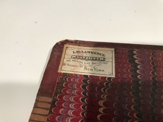 1908 Georgia ANTIQUE Handwritten LEDGER Book Farm General Store 16” Leather 7