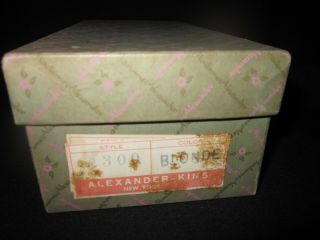 8 " Vintage Ma Alexander Kin Empty Box 300 Blonde