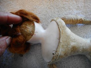 Antique Bisque headed Unmarked French Fashion doll 5
