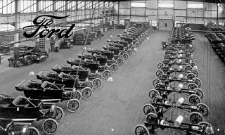 Antique Ford Assembly Line 3 