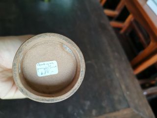 Philip’s 17miles Old Estate Chinese Yixing Zisha Carved Radish Vase Asian China 11