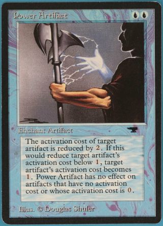Power Artifact Antiquities Nm - M Blue Uncommon Magic Mtg Card (34514) Abugames