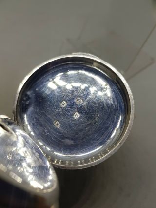 Antique solid silver gents J.  W.  Benson Ludgate pocket watch 1886 ref553 6