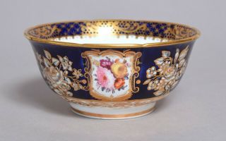 A Wonderful Antique Early Coalport Porcelain Embossed Tea Set Waste Bowl
