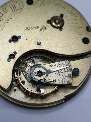 Quality Antique Pocket Watch Movement Retailed by J.  Lawson & Co London 2