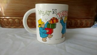 What Is Paddington Doing In My Mug Porcelain Coffee Tea Cup Bear Collector Gift