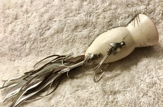 Fishing Lure Fred Arbogast Hula Popper Rare Brown Mouse Seein’s Belevin Bait 4