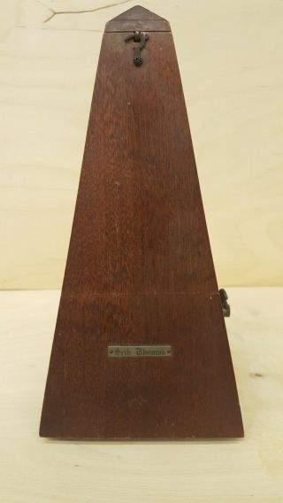 Seth Thomas Wood Metronome De Maëlzel - Vintage