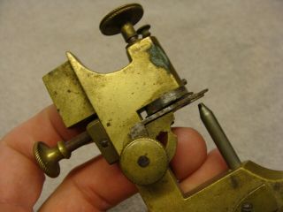 ANTIQUE Vintage Watchmakers Tool Levin VISE LATHE ? BRASS MACHINIST SMALL SIZE 5