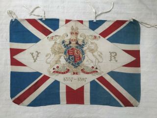 Antique Union Jack Victorian Flag British 19th Century Union Jack Pre Ww1 Flag