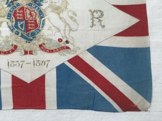 Antique Union Jack Victorian Flag British 19th Century Union Jack pre WW1 Flag 2