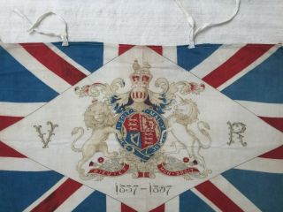 Antique Union Jack Victorian Flag British 19th Century Union Jack pre WW1 Flag 6