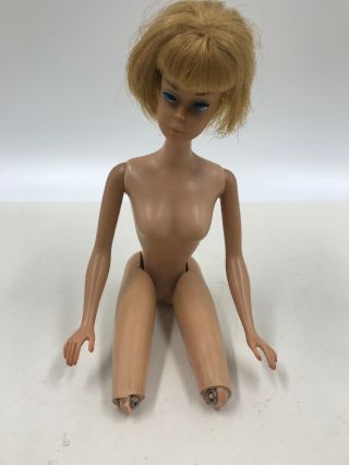 Vintage Ash Blonde American Girl Barbie Doll Number 1958 Pat.  Pend.  Mark PARTS 2