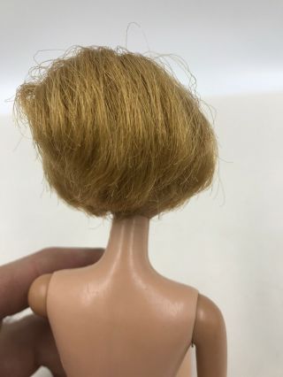 Vintage Ash Blonde American Girl Barbie Doll Number 1958 Pat.  Pend.  Mark PARTS 5