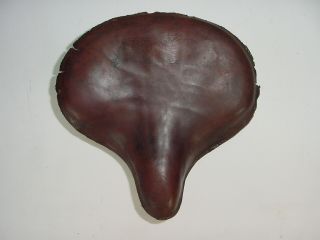 Antique 1917 - 1919 Excelsior Auto Cycle Henderson Motorcycle Seat Saddle Leather